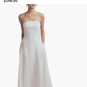 Favorite Daughter white linen maxi dress